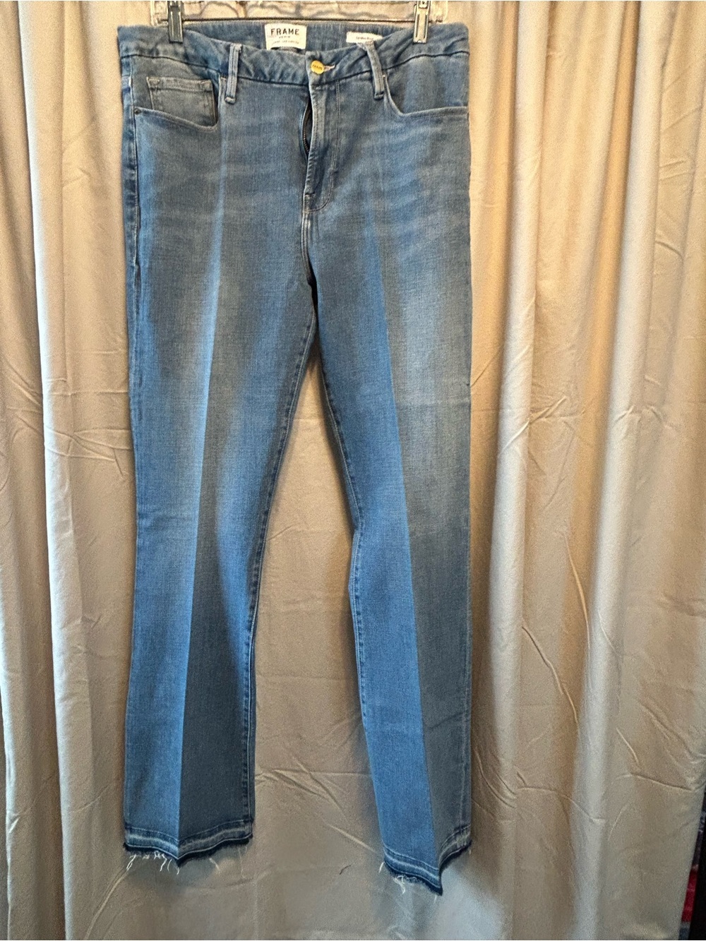 FRAME Denim Light Blue Le Mini Boot Jeans tall